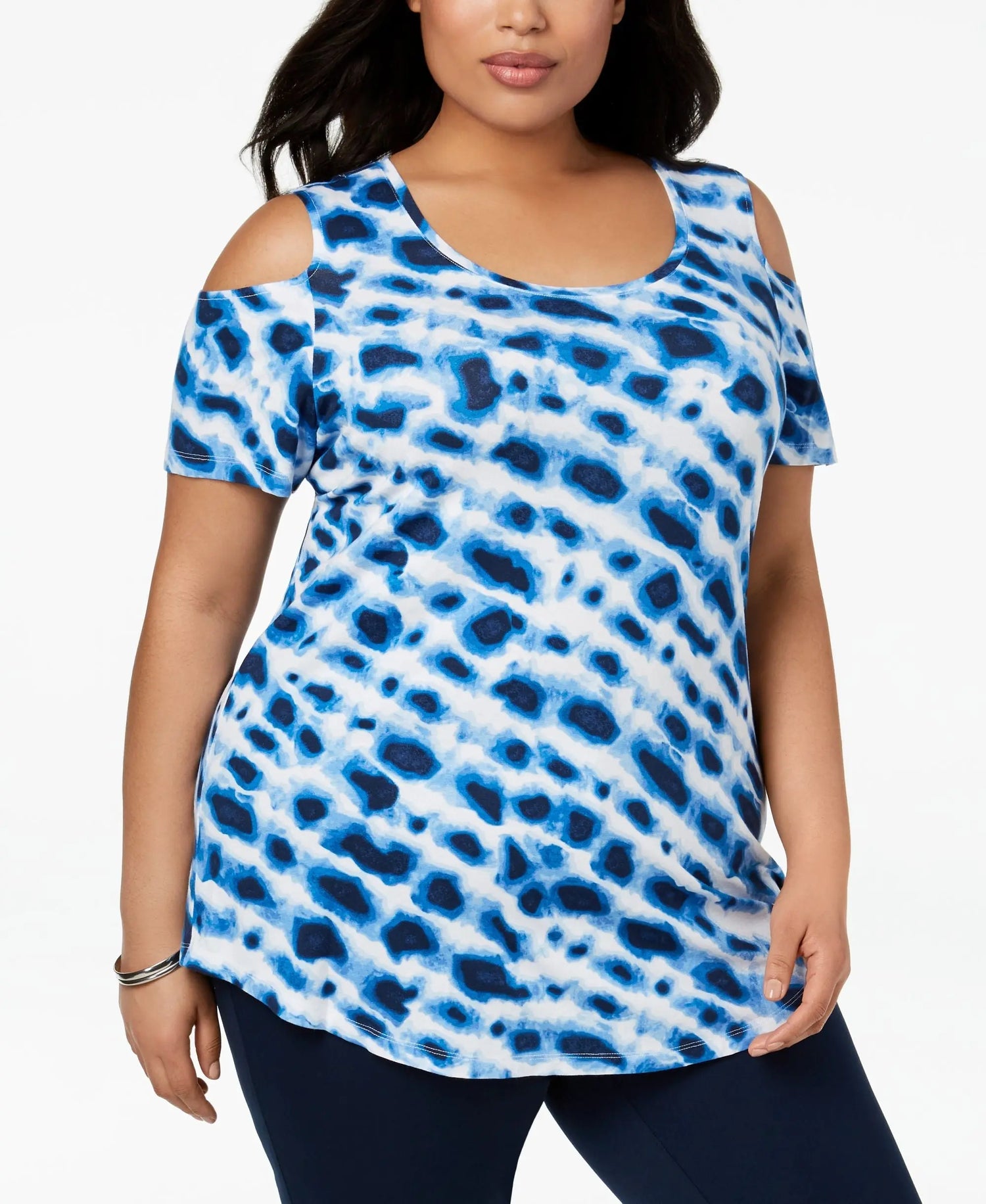 Plus Size Cold-Shoulder Top Amber Chrysippus