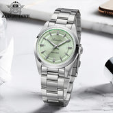 ADDIESDIVE Luxury Men Quartz Watch 36mm Super Luminous Bubble Mirror Glass Waterproof Watches For Man Stainless Steel Watch Male Khamik Shop Online