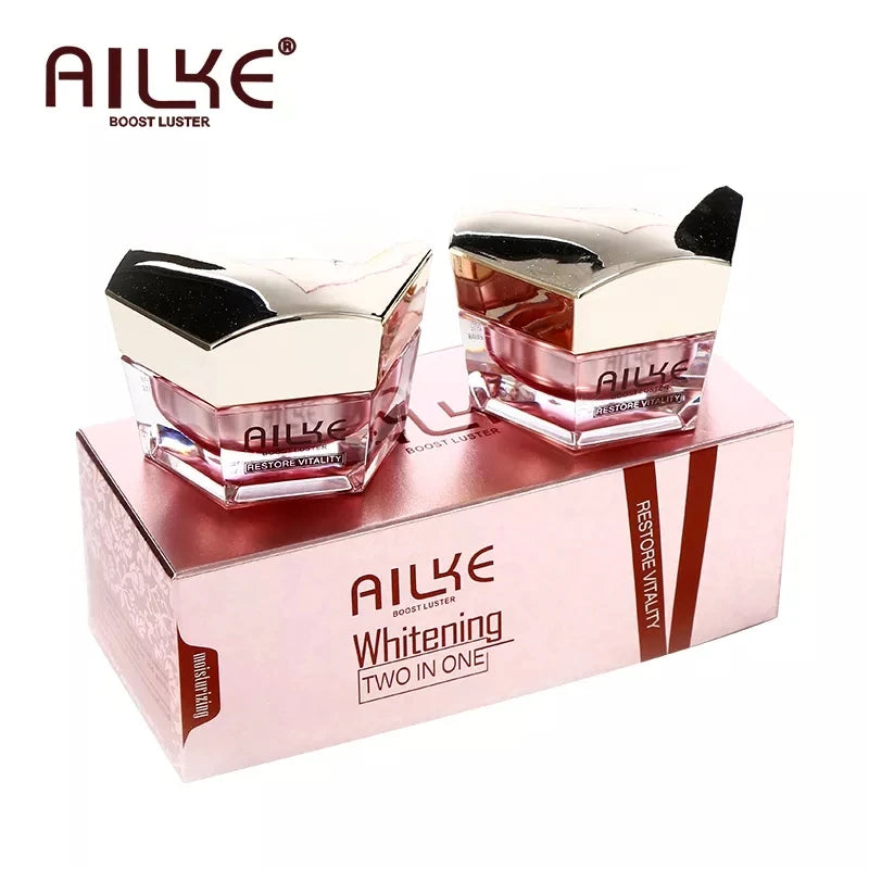 AILKE Lightening Anti-Wrinkle Face Cream, With Collagen, Hyaluronic Acid, Whitening Skin Care Women Facial Moisturizer Set Khamik Shop Online