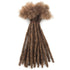 20strands/pack M4&30 Human Hair Dreadlocks Extensions Full Handmade 0.6 cm Thickness 100% Real Hair Locs Extensions for Kids Khamik Shop Online