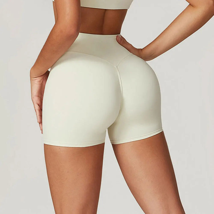Yoga Shorts Women High Waist Workout Shorts Fitness Yoga Tights Lift Butt Fitness Ladies Yoga Gym Running Short Pants Sportswear Khamik Shop Online
