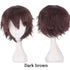 10-Inch Short Straight Hair Suitable For Both Men And Women, Cosplay Synthetic Hair Anime Role-Play Halloween Party Upturned Wig Khamik Shop Online