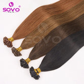 V Tip Hair Extensions Real Human Hair Keratin Human Hair Extensions  Natural Hair Italy Keratin Glue Machine Remy Hair 50 Strand Khamik Shop Online