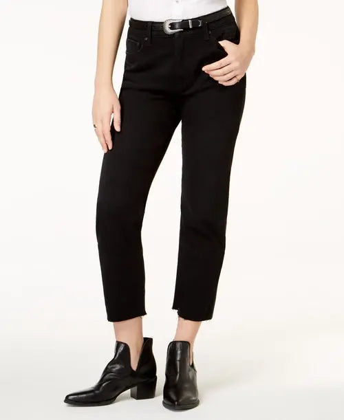 Rewash Juniors Charlie High Rise Straight Leg Jeans Amber Chrysippus