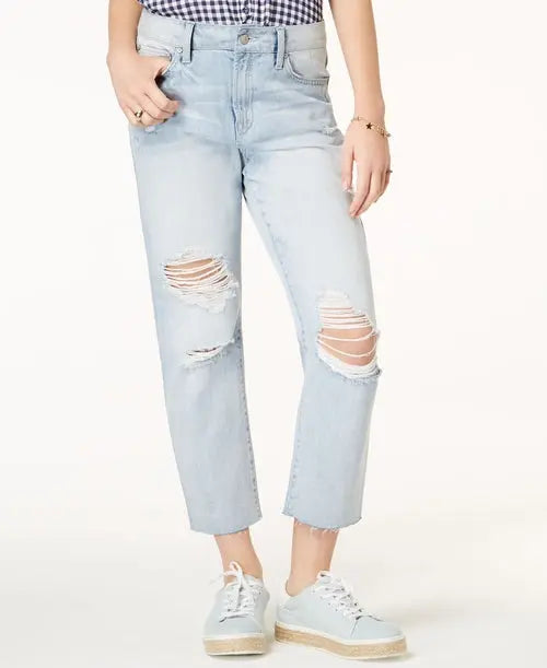 Rewash Juniors Charlie High Rise Straight Leg Jeans Amber Chrysippus