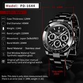 PD-1644 PAGANI DESIGN 2026 New Men Watch Top Brand Luxury Mens Quartz Wristwatch Man Chronograph Waterproof Watches for Men Gift Khamik Shop Online