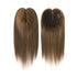 6 Colors Available Human Hair Topper Wig 4x4.5 Lace Frontal 12 Inch Hand-Tied 4 Clips 48H Ship 