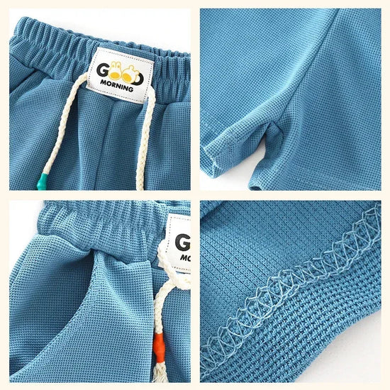 New Summer Boys Shorts Candy Color Beach Shorts for Kids Casual Elastic Waist Children Short Pants Sport Clothing Outwear Khamik Shop Online
