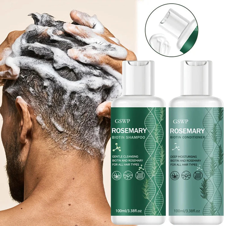 GSWP Rosemary Biotin Shampoo Conditioner Set, Including Rosemary, Biotin and Other Formulas, Deep Cleaning and Maintenance.200ml Khamik Shop Online