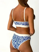 Women Push-Up Bra And Panties Set V-neck Non-wire Bra Low Waist Briefs Female Sexy Lingerie Cotton Leopard Print Underwear Set Khamik Shop Online