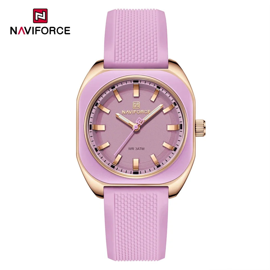 Fashion Women'S Casual Elegant Simple Polygon Quartz Silicone Watch Gift for Women Wristwatch Casual Relogio Feminino