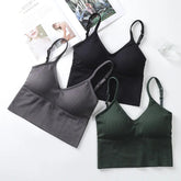 Women Tank Crop Top Seamless Underwear Vintage Crop Top Female Tanks Vest Camis Padded U Back Woman Sexy Sport Lingerie Camisole Khamik Shop Online
