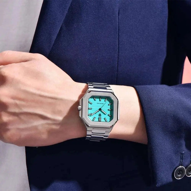 TOP New PAGANI DESIGN 37MM Square Men Quartz Watches Luxury Sapphire Glass AR Coated Business Watch VH31 Luminous Watch for Men Khamik Shop Online