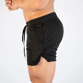 Professional Bodybuilding running shorts men mesh quick-drying breathable sport homme fitness workout Slim fit gym shorts male Khamik Shop Online