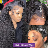 13x4 Hd Lace Frontal Wig 13x6 Curly Human Hair Wigs Water Wave Human Hair Wig 30 40 Inch Loose Deep Wave Brazilian Choice Black Khamik Shop Online