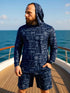 2026 New Camouflage Print Unisex Hooded Two Piece Set Long Sleeve Shirt Shorts Breathable Loose Summer Beach Streetwear Casual W Khamik Shop Online