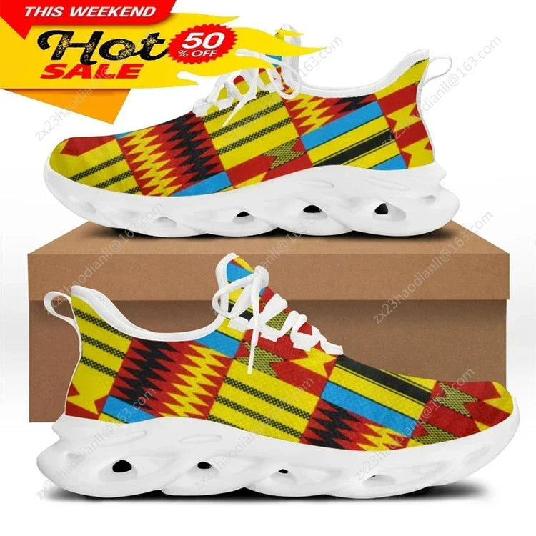 African Ethnic Tribal Pattern Sneaker for Male  New Men&