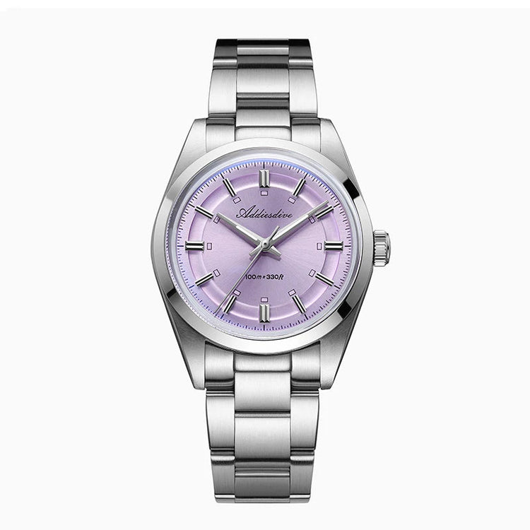 ADDIESDIVE Luxury Men Quartz Watch 36mm Super Luminous Bubble Mirror Glass Waterproof Watches For Man Stainless Steel Watch Male Khamik Shop Online