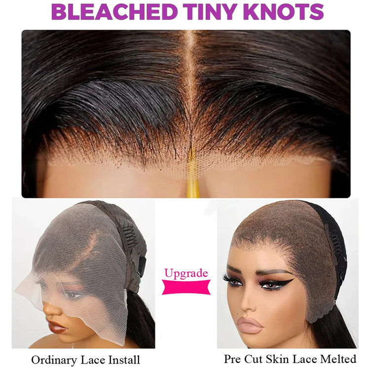 13x6 HD Lace Front Human Hair Wigs Loose Wave Glueless Wig Human Hair 13x6 Full HD Lace Frontal Wig Pre Bleached Knots Beliself Khamik Shop Online