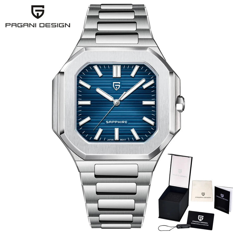 PAGANI DESIGN Fashion Square Business Quartz Men&