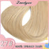 Lovelysee 3/4 Half Wig Human Hair With Clip in Hair Extensions Silky Straight Remy Hair Brown Color Soft 150% 180% Wig For Women Khamik Shop Online