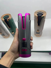 Rechargeable Automatic Hair Curler Women Portable Hair Curling Iron Periwinkle Abderus