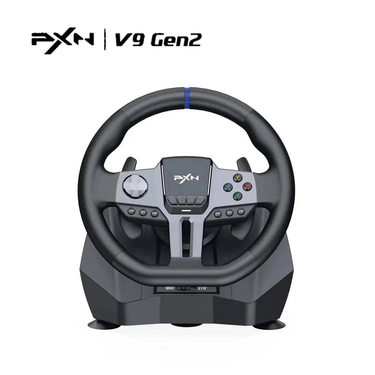 V9 Gen2 Gaming Steering Wheel 270°/900° Racing Wheel Volante for PS4/PS3/PC Windows 8,10,11/Switch/Xbox One/Xbox Series X/S Khamik Shop Online