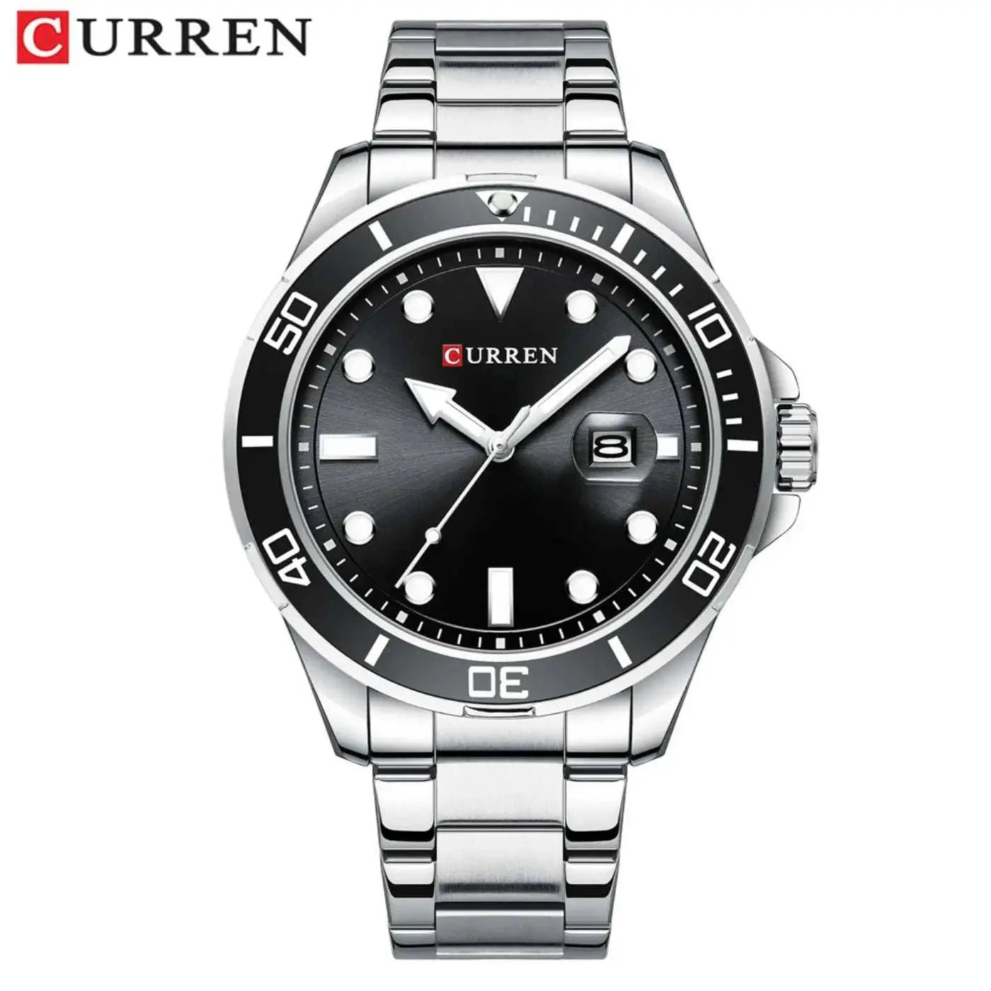 CURREN New Green Water Ghost Series Brand High-end Luxury Watches Automatic Watch Men All Steel Waterproof Quartz Watch Gifts Khamik Shop Online