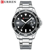 CURREN New Green Water Ghost Series Brand High-end Luxury Watches Automatic Watch Men All Steel Waterproof Quartz Watch Gifts Khamik Shop Online