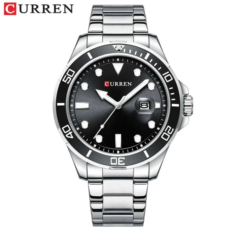 CURREN New Green Water Ghost Series Brand High-end Luxury Watches Automatic Watch Men All Steel Waterproof Quartz Watch Gifts Khamik Shop Online