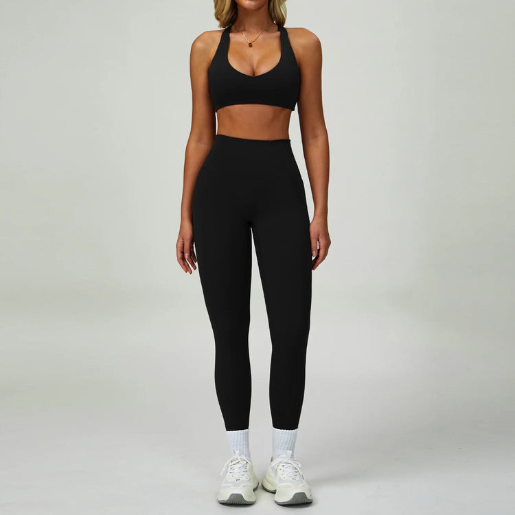 2-3PCS Yoga Suit Women Tracksuit Sports Bra High Waist Leggings Shorts Outfit Gym Set Fitness Push Up Workout Clothes Sportswear Khamik Shop Online