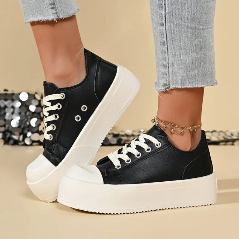 2026 Couple Platform Shoes Luxury Designer High-top Board Shoe Comfortable Low-top Breathable Casual Sneakers Кроссовки Мужские Khamik Shop Online