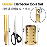 Stainless Steel Grill Shear Multifunctional Barbecue Scissors Food Vegetable Meat Scissor Kitchen Gadget Peferct for BBQ Camping Khamik Shop Online