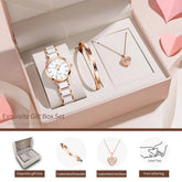 OLEVS Women Watch 5877 Luxury Elegant Quartz Watch Waterproof Luminous Ceramic Strap Ladies Watch Bracelet Set Gift Box Reloj Khamik Shop Online