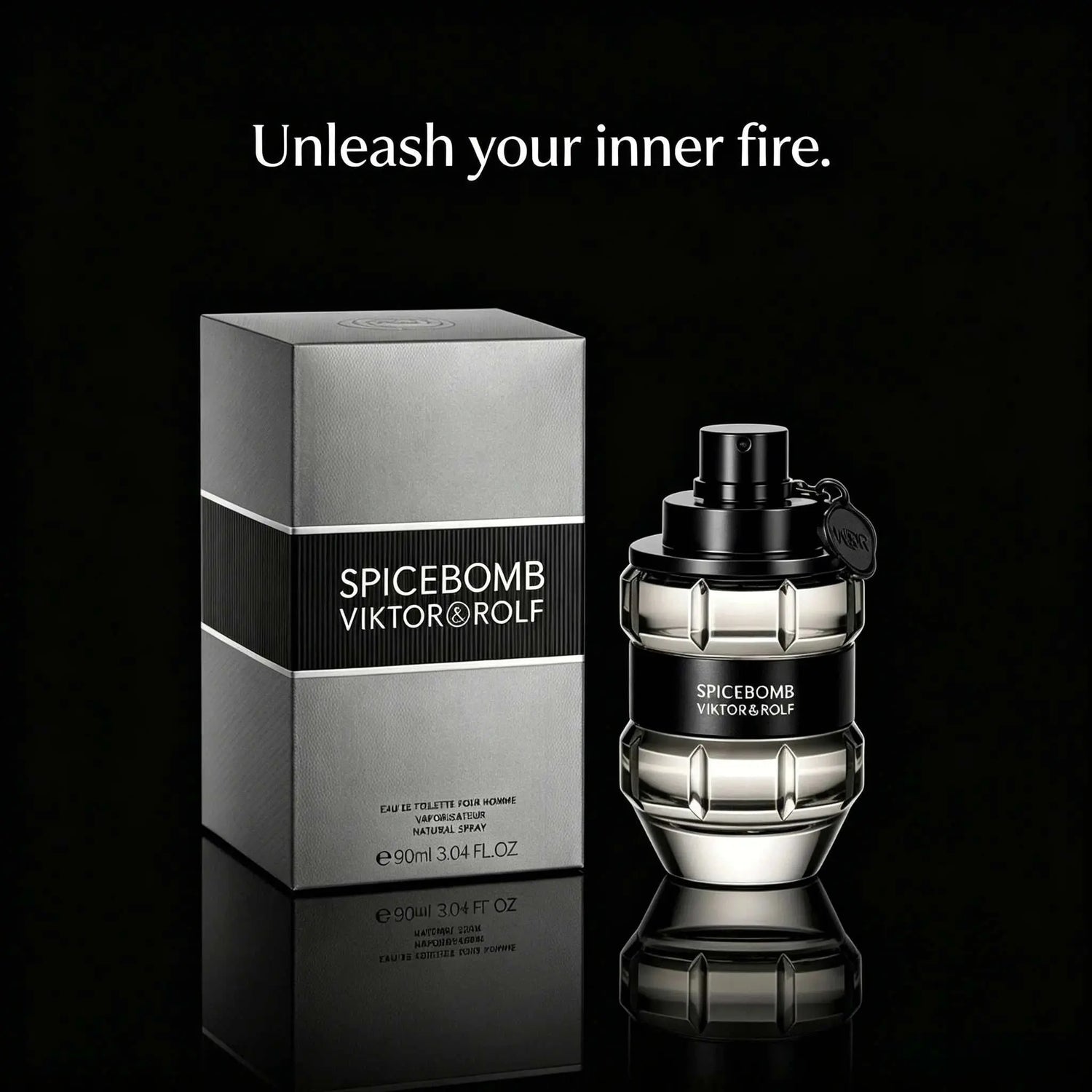 Viktor & Rolf - Spicebomb Eau de Toilette - Woody & Spicy - Cologne for Men - With Notes of Citrus & Tobacco Khamik Shop Online