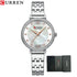 CURREN Top Brand Ladies Simple Fashion Quartz Watch Stainless Steel Classic Elegant Diamond Waterproof Ladies Watch Reloj Mujer Khamik Shop Online