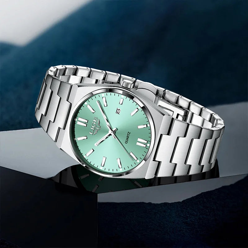 Fashion Watches for Men Stainless Steel Waterproof Luminous Man Watch Date Week Luxury Casual Men Quartz Watch Reloj Hombre
