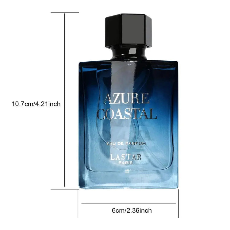 LASTAR Men Perfume, Two Bottles Totaling 100ml/3.38fl.oz, Musk, Long-Lasting Fragrance, Christmas/New Year Gifts Khamik Shop Online