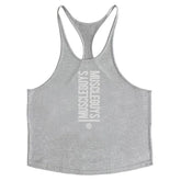 Summer Men Gym Workout Printed Tank Tops Y Back Fitness spaghetti straps Muscle Fit Stringer Sportswear Bodybuilding Cotton Tee Khamik Shop Online