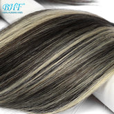 BHF Tape In Hair Extensions Human Hair 20pcs/Pack European Remy Straight Invisible Tape Ins Adhensive 100% Human Hair For Salon Khamik Shop Online