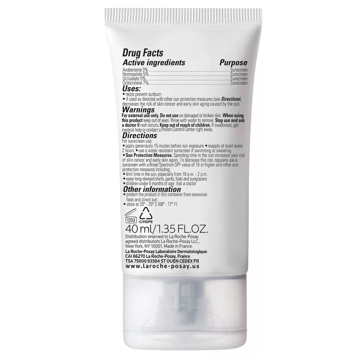 La Roche Posay Toleriane Face Moisturizer Sunscreen with Ceramide and Niacinamide - SPF 30