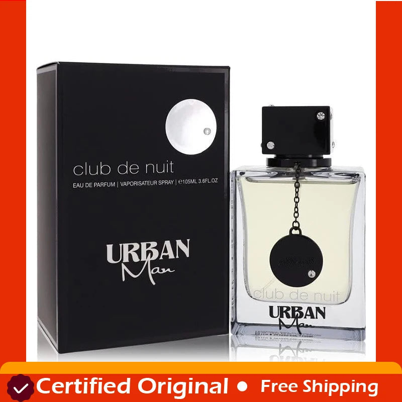 Original Arabic Perfume Armaf Club De Nuit Urban for Man Eau de Parfum Spray 3.6 Ounce long lasting fragrance Cologne Persistence Pheromone Portable Birthday gift Khamik Shop Online
