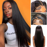 18-46 Inch Straight Human Hair Wigs 13x4 13x6 HD Lace Frontal Wigs For Women Glueless Bone Straight Lace Front Human Hair Wigs HD Lace Frontal Human Hair Wigs Straight 360 Lace Frontal Wig Khamik Shop Online