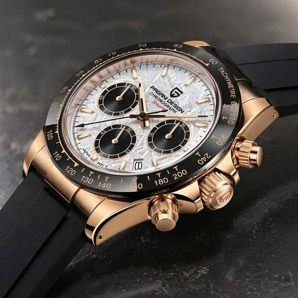PAGANI DESIGN New VK63 Quartz Watch 40mm Men Wristwatch Chronograph Stainless Steel Waterproof Clock Top Brand Gift Watches Man Khamik Shop Online
