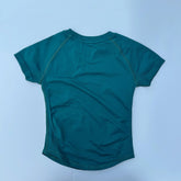 AURA SHARK Women Seamless Yoga Shirt Short Sleeve Gym Top Workout Running Tee Fitness Activewear Athletic Vest Khamik Shop Online