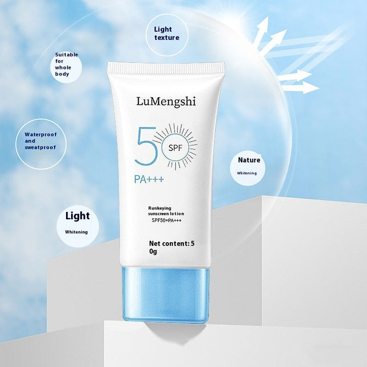 Sunscreen Moisturizing Whitening Isolation Refreshing Periwinkle Abderus