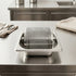 Butter Roller with Tray Stainless Steel Butter Roller Kitchenware Perforated Utensil Countertop for Home Cooks, Kitchen, Brunch Khamik Shop Online
