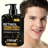 Retinol Collagen Face Cream with Vitamin C B5, Anti-Aging Skin Tightening Moisturizer for Wrinkles and Fine Lines, Firming Lifting Facial Lotion for Dull Skin, Summer Daily Hydrating Skin Care, Fast Absorbing Non-Greasy Formula, 150ml/5.072fl oz Khamik Shop Online