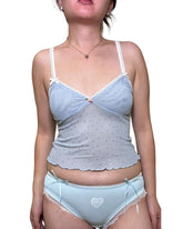 Milanblocks Y2K 90s Coquette Style Cami Top Soft Breathable Lingerie Salmon Misty