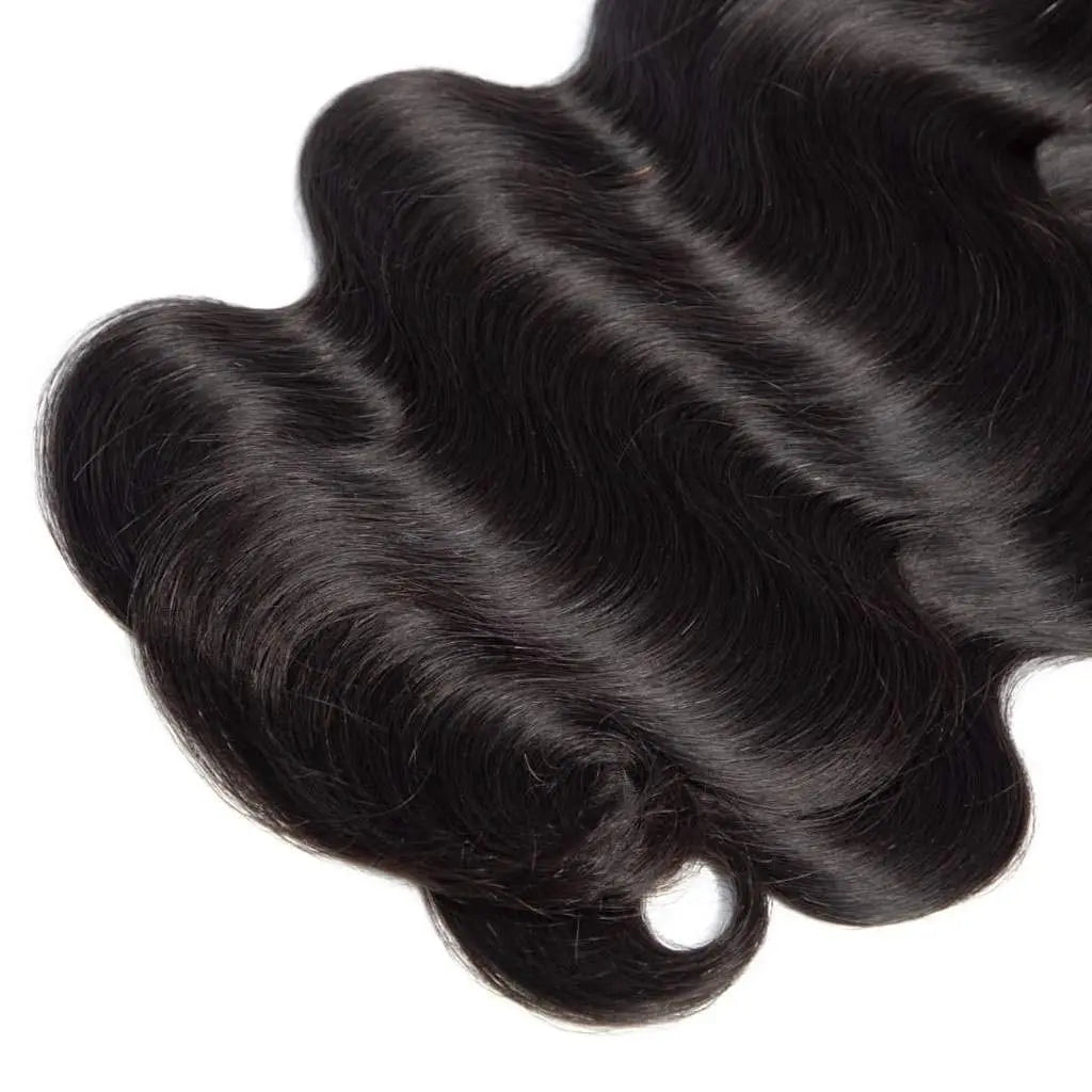BeuMax 10A Grade 3/4 Body Wave Bundles with 2x6 Closure Brazilian Hair Cerise Alfie